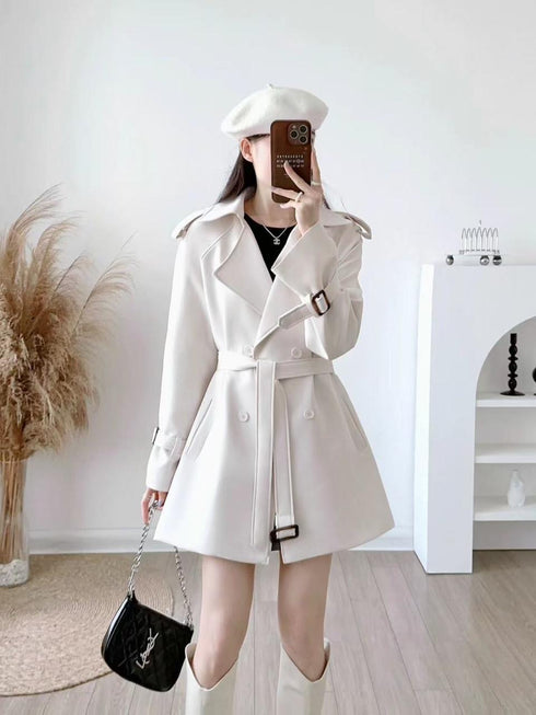 Women Short Trench Coat